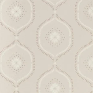 pink geometric wallpaper from sanderson