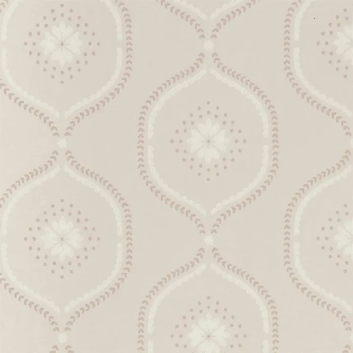 Milcombe Wallpaper - Powder Pink fabric swatch DLMW216881