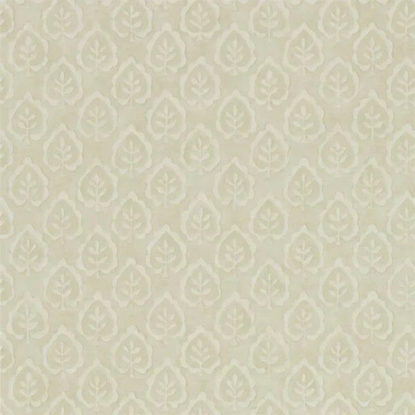Fencott Wallpaper - Cream by brown botanical wallpaper from sanderson