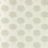 black-grey botanical wallpaper from sanderson
