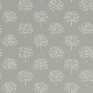 black-grey botanical wallpaper from sanderson