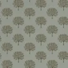 black-grey botanical wallpaper from sanderson