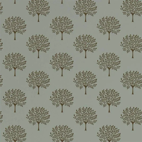 black-grey botanical wallpaper from sanderson