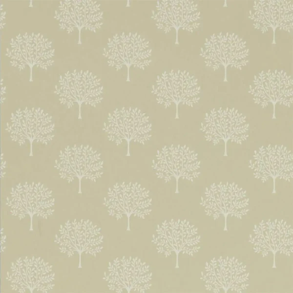 Marcham Tree Wallpaper - Country Linen by brown botanical wallpaper from sanderson