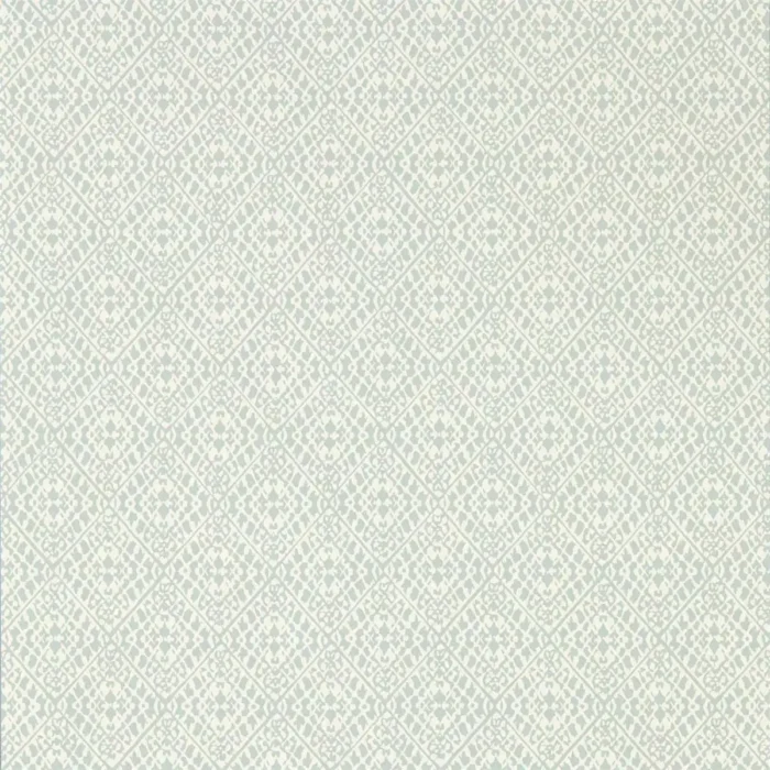 Pinjara Trellis Wallpaper - Blue Clay swatch