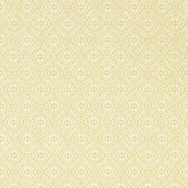 yellow geometric wallpaper from sanderson