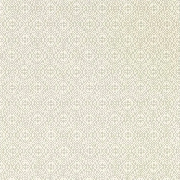 Pinjara Trellis Wallpaper - Dove by black-grey geometric wallpaper from sanderson