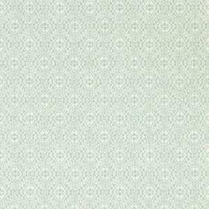 green geometric wallpaper from sanderson