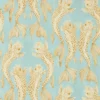 blue animal wallpaper from sanderson