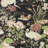 black-grey animal wallpaper from sanderson