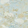 blue animal wallpaper from sanderson