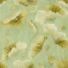 green botanical wallpaper from sanderson