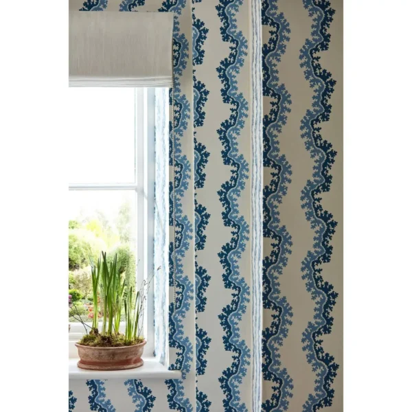 Oxbow Wallpaper - Indigo by Oxbow Wallpaper - Indigo from