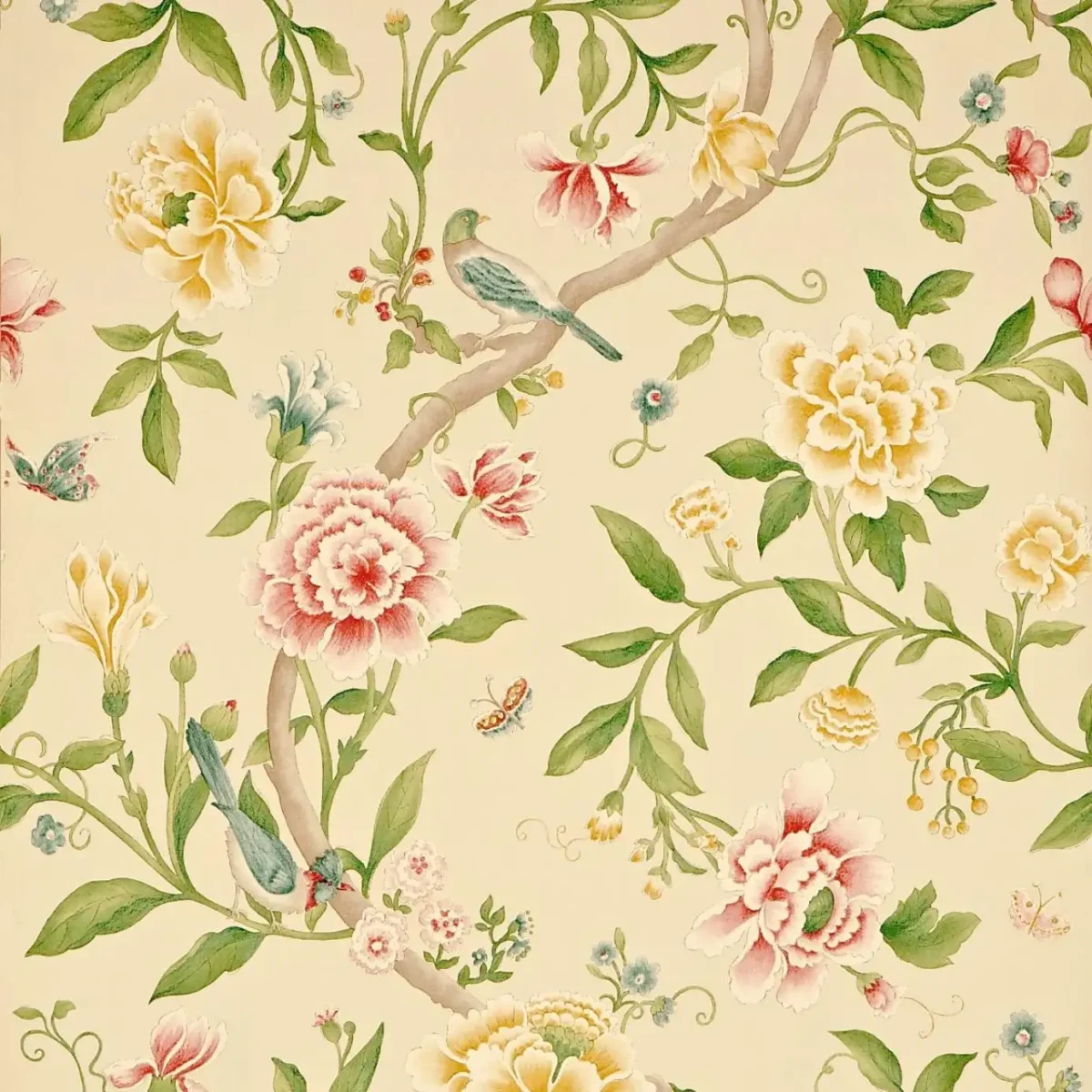 multicolour animal wallpaper from sanderson
