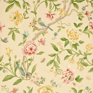 multicolour animal wallpaper from sanderson