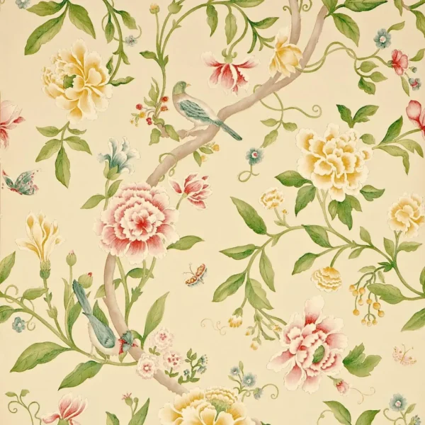 multicolour animal wallpaper from sanderson