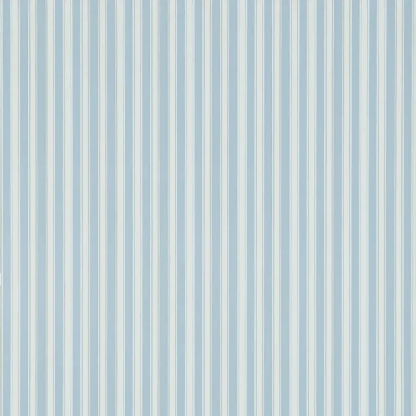 New Tiger Stripe Wallpaper - Blue / Ivory by blue striped wallpaper from sanderson