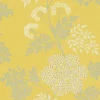 yellow botanical wallpaper from sanderson