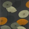 black-grey contemporary wallpaper from sanderson