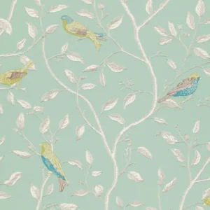blue animal wallpaper from sanderson