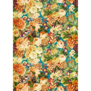 multicolour botanical wallpaper from sanderson