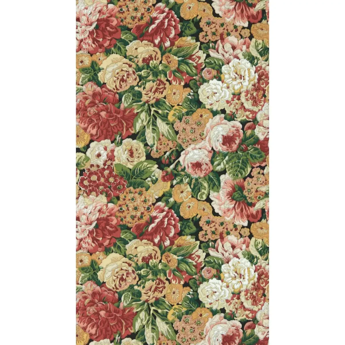 green botanical wallpaper from sanderson