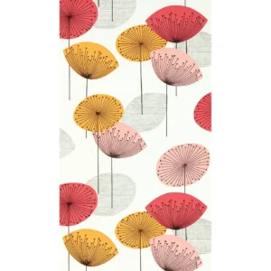 multicolour botanical wallpaper from sanderson