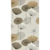 brown botanical wallpaper from sanderson