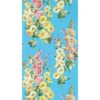 blue botanical wallpaper from sanderson