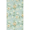 blue botanical wallpaper from sanderson