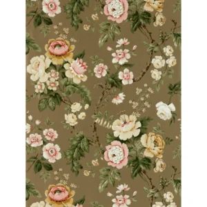 pink botanical wallpaper from sanderson