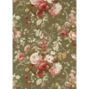 green botanical wallpaper from sanderson
