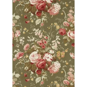 green botanical wallpaper from sanderson