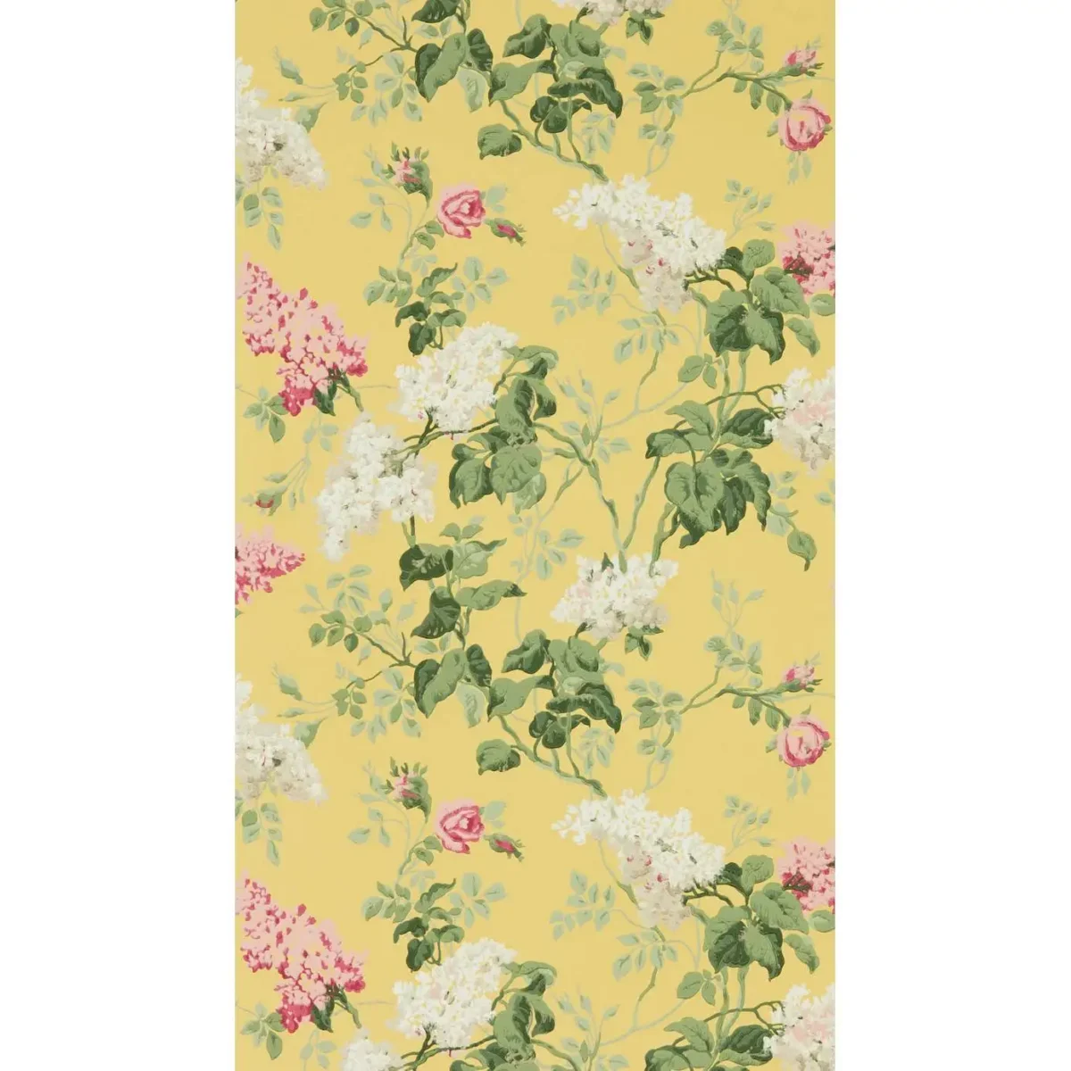 Sommerville Wallpaper - Carmen / Daffodil by multicolour botanical wallpaper from sanderson