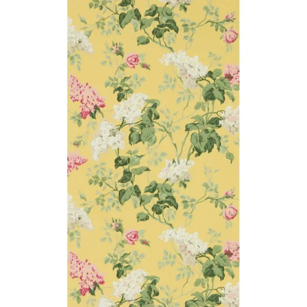 Sommerville Wallpaper - Carmen / Daffodil by multicolour botanical wallpaper from sanderson