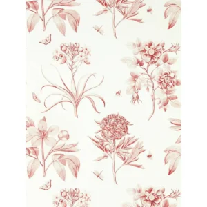 green botanical wallpaper from sanderson
