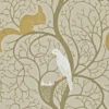 brown animal wallpaper from sanderson