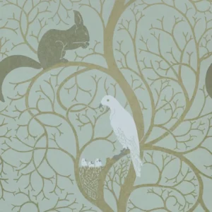 blue animal wallpaper from sanderson