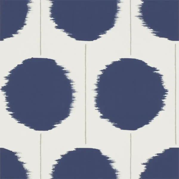 Kimi Wallpaper - Slate / Ink by blue contemporary wallpaper from scion