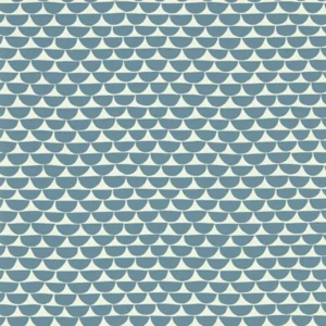 blue geometric wallpaper from scion