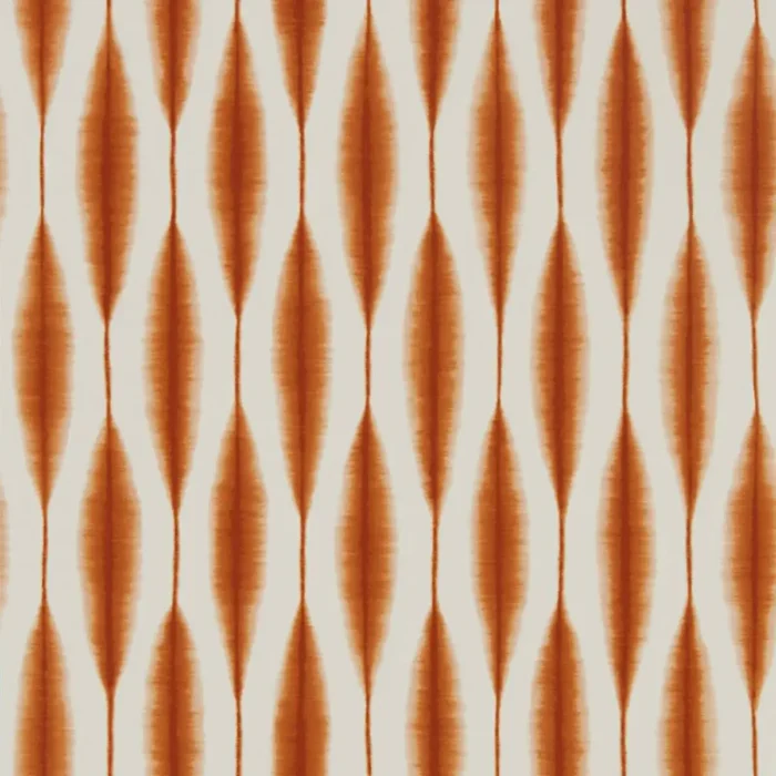 Kasuri Wallpaper - Chilli swatch