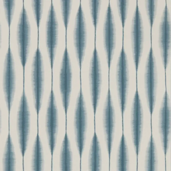 Kasuri Wallpaper - Slate by blue geometric wallpaper from scion