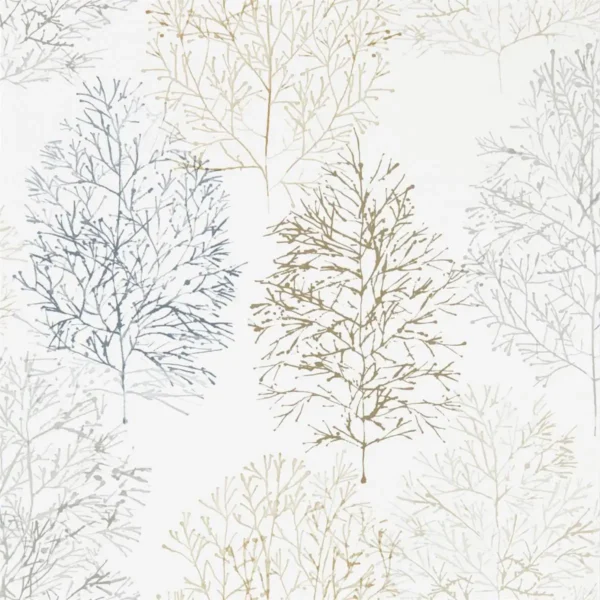 Soetsu Wallpaper - Spice / Raffia by multicolour botanical wallpaper from scion