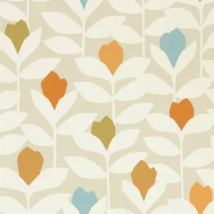 multicolour botanical wallpaper from scion