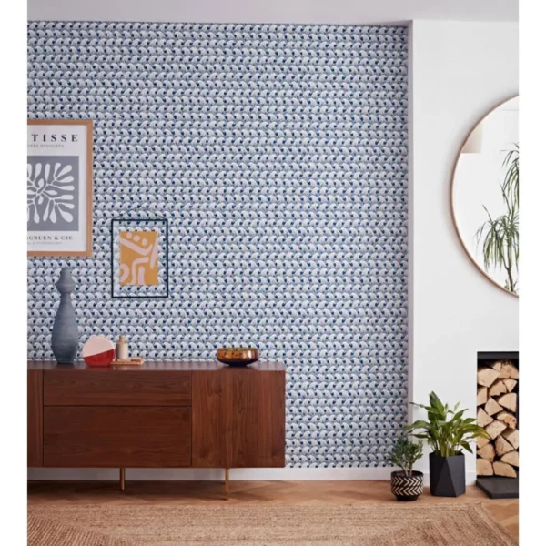 Ride The Wave Wallpaper - Denim by Ride The Wave Wallpaper - Denim from