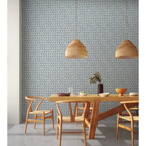 Ride The Wave Wallpaper - Denim by Ride The Wave Wallpaper - Denim from