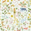 multicolour animal wallpaper from scion