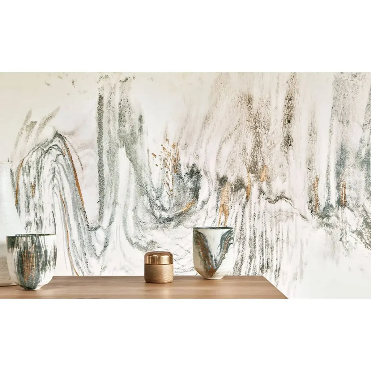 Drifting Wall Mural - Carbon by Drifting Wall Mural - Carbon from