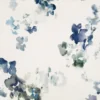 blue botanical wallpaper from villa nova