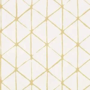 yellow geometric wallpaper from villa nova